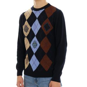 MAGLIA LOSANGHE BLU